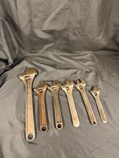 6x Vintage BAHCO Adjustable Wrenches Sweden Volvo 6” 8” 12” Tool Lot picture