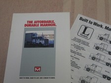 Rare  Marmon truck brochure  prospekt 1993 picture