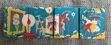 RARE Dicken's Christmas Carol Vintage SET Advertising Matchbook Paper Match Book picture