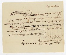1839 Antique Legal Document Motion to Enter Executrix Death of John Elliott picture