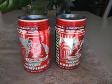 University Alabama banks 1992 Crimson Tide cola cans Champions Vintage picture