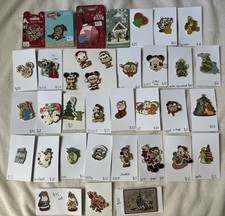 Large Disney Christmas Pin Lot picture