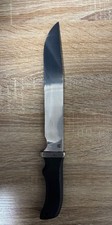 Mad Dog Knife Nighthawk Edge MagnaCut Convex Grind Sheath Knife picture