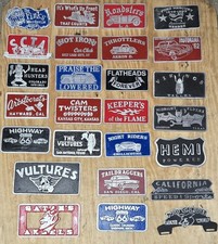 Cast Aluminum Car Club Plaque  Lot Of 26 picture