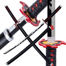 Demon Slayer - Tanjiro Kamado's Black Nichirin Katana 2.0 Tanjiro Sword Metal picture