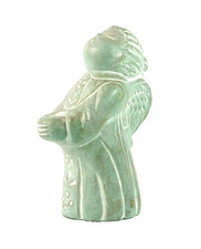 Isabel Bloom 1995 Singing Angel Candle Holder Figure Signed Cement 5
