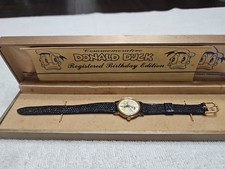 Donald Duck Birthday Commemorative  Watch Bradley Disney FEMALE Leather BC picture