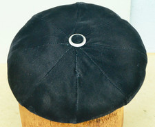 Vtg Golden Falcon Eastern Airlines Beret Hat Black Velvet Play Toppers picture