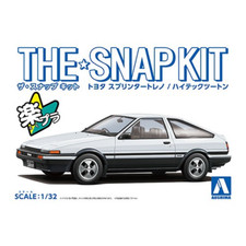 Aoshima: 1/32 The Snap Kit Toyota Sprinter Trueno (High-Tech Two Tone) 1/32 Scal picture