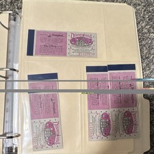 5 Adventures in Disneyland Courtesy Guest Ticket Booklet RARE lot of 18 1970/80 picture