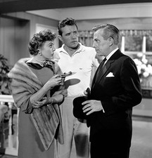 Mr Adams Eve TV show featuring from left Ida Lupino Howard Duff Wh- Old Photo picture
