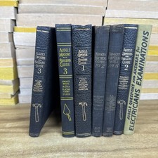 Lot Of 7 Audels Carpenters Masons Electrical Mixed Lot Vintage Books picture