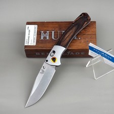 Benchmade 15080-2 Crooked River Wood Handle S30V Blade AXIS Lock Folding Knife picture
