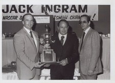 Jack Ingram Jim France NASCAR Award Charlotte NC 1982 - Original Photo Himes picture
