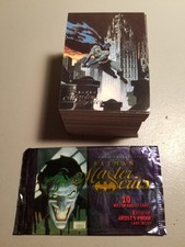 1996 Batman Master Series Complete Comic Trading Card Set picture