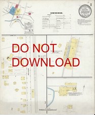 1896 Very Detailed COPY City Map Canaan Connecticut  Perfect for researchers picture