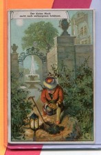 1912 GUTHERMANN'S COSMOS SOAP ADVERTIZING CARD SERIE 616 #4 DER KLEINE MUCK picture