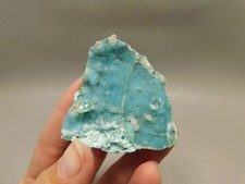 Drusy Chrysocolla Mineral Specimen Blue Druse #O10 picture