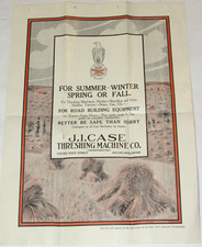 1915 J I CASE THRESHING MACHINE CO POSTER/SIGN 11x15