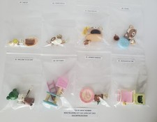 2015 Rilakkuma Re-ment Nonbiri Neko Relaxing Cat Cafe Series Set Of 8 Rare picture