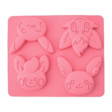 2026 Halloween Pokemon Center Silicone Candy Mold Alolan Raichu Zorua 6.2
