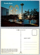 Seattle Center Space Needle Pacific Science Center 1962 World's Fair Postcard picture