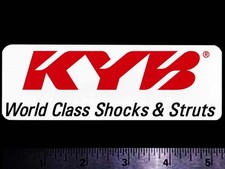 KYB World Class Shocks & Struts - Original Vintage Racing Decal/Sticker - 5.25