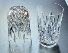 Set/pair of 2 ☘️ WATERFORD CRYSTAL LISMORE 12 Oz Flat Tumbler Glass 5