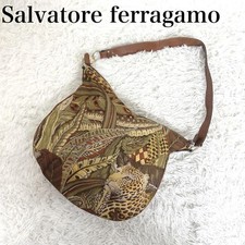 Salvatore Ferragamo P Animal Shoulder Bag Vintage Shoulder Bag Rare Authentic picture