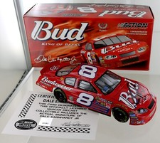 Dale Earnhardt Jr. #8 2005 Budweiser Monte Carlo 1/24th Scale Autographed picture