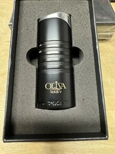 Xikar Ellipse Triple Jet Cigar Lighter Oliva Series V - Black and Chrome - New picture