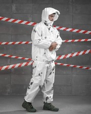 Tactical Winter Military Camouflage Suit with Hood Snow Men's Army Uniform๐๐ picture
