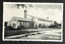 Primary Schools Bennettsville South Carolina SC B&W Postcard c1940s Street View picture