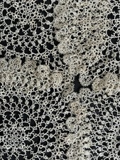4 TATTED LACE DOILIES 12”-13” Scallops Picots Round Handmade Vintage Antique Lot picture