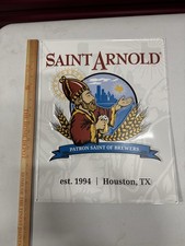 Saint Arnold St Arnold Brewery TEXAS SIGN MAN CAVE Metal Patron Saint Beer picture