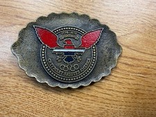 Vintage 1976 Chevrolet Salutes America 1776-1976 Bicentennial Belt Buckle picture