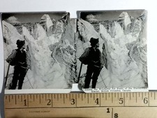 Illecillewaet Glacier Stereoview Keystone View Co. British Columbia Canada picture