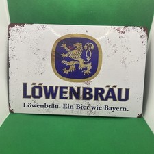 Lowenbrau Beer- Metal Sign for Bar/Man Cave/Garage/Game Room picture
