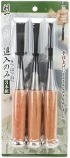 Japanese Chisel Oire Nomi Carpentry Tool Set of 3 Japan  picture