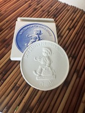 Goebel Hummel Bavaria Germany Souvenir Porcelain Coaster Trivet w/ Box picture