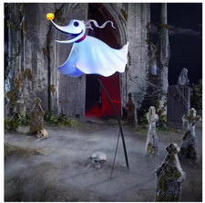 4.5 ft LED Zero Floating Nightmare Before Christmas Prop Yard Decor RARE NEW picture