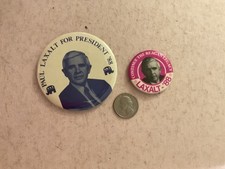 1988 Paul Laxalt For President Political Pin Pinback Button lot of Two RARE picture