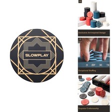 SLOWPLAY Nash Ceramic Poker Chips 10g 39mm 50 pcs for Texas Hold'em picture