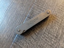 Vintage Original L.S. Starrett No. 7 Screw Pitch Gage Tool Made in USA picture