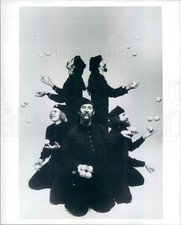 1984 Press Photo Juggling & Comedy Troupe Flying Karamazov Brothers - rkf11599 picture