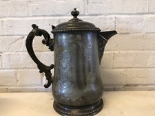 Antique Mermod Jaccard Saint Louis Quadruple Silver Plated Water Pitcher picture