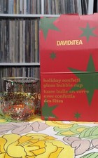 DavidsTea - Verre Soufflé -  Tasse Bulle En Verre Avec Confettis Brillants-Noël  picture