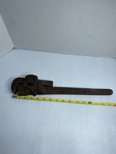 Vintage Trimo Trimont Mfg Pipe Co. 18” Pipe Wrench Made In Roxbury Mass USA Used picture