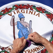 Anley Rip-Proof Double Sided Virginia State Flag 3x5 Ft Virginia VA State Flags picture