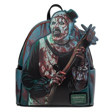 Loungefly Terrifer - Art the Clown Backpack Entertainment Earth Exclusive (Glow) picture